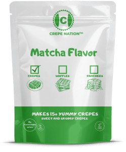 Delicious Matcha Flavor Crepe Mix