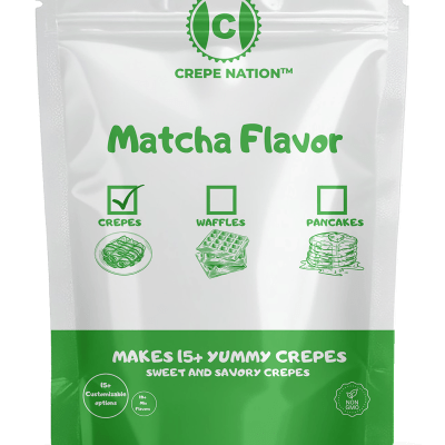Delicious Matcha Flavor Crepe Mix