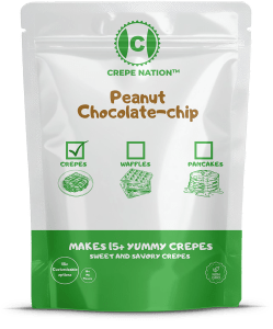 Nutty Peanut Chocolate-Chip Crepe Mix