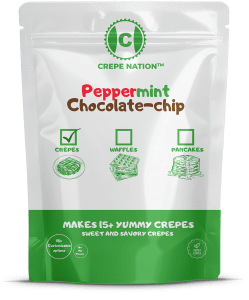 Minty Bliss Peppermint Chocolate-Chip Crepe Mix