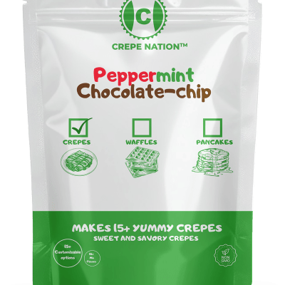 Minty Bliss Peppermint Chocolate-Chip Crepe Mix