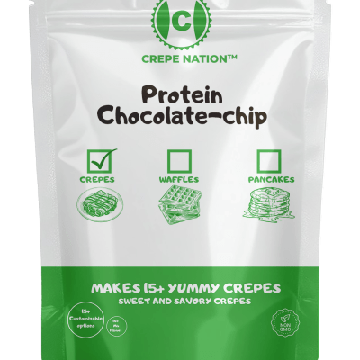 Power-Blend Protein Chocolate Chip Crepe Mix