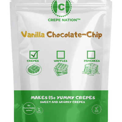 Classic Vanilla Chocolate-Chip Crepe Mix